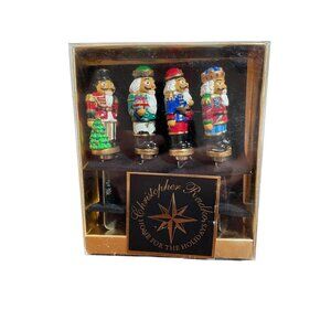 Vintage Christopher Radko Nutcracker Cheese Spreaders Set Of 4